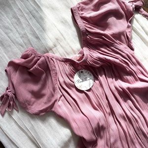 Pink Rose dress | pink mini dress | Pink rose casual dress | summer mini dress